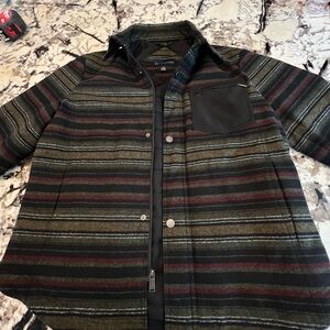 Pendleton Men's Striped Shirt Jacket - Black, Red, Green